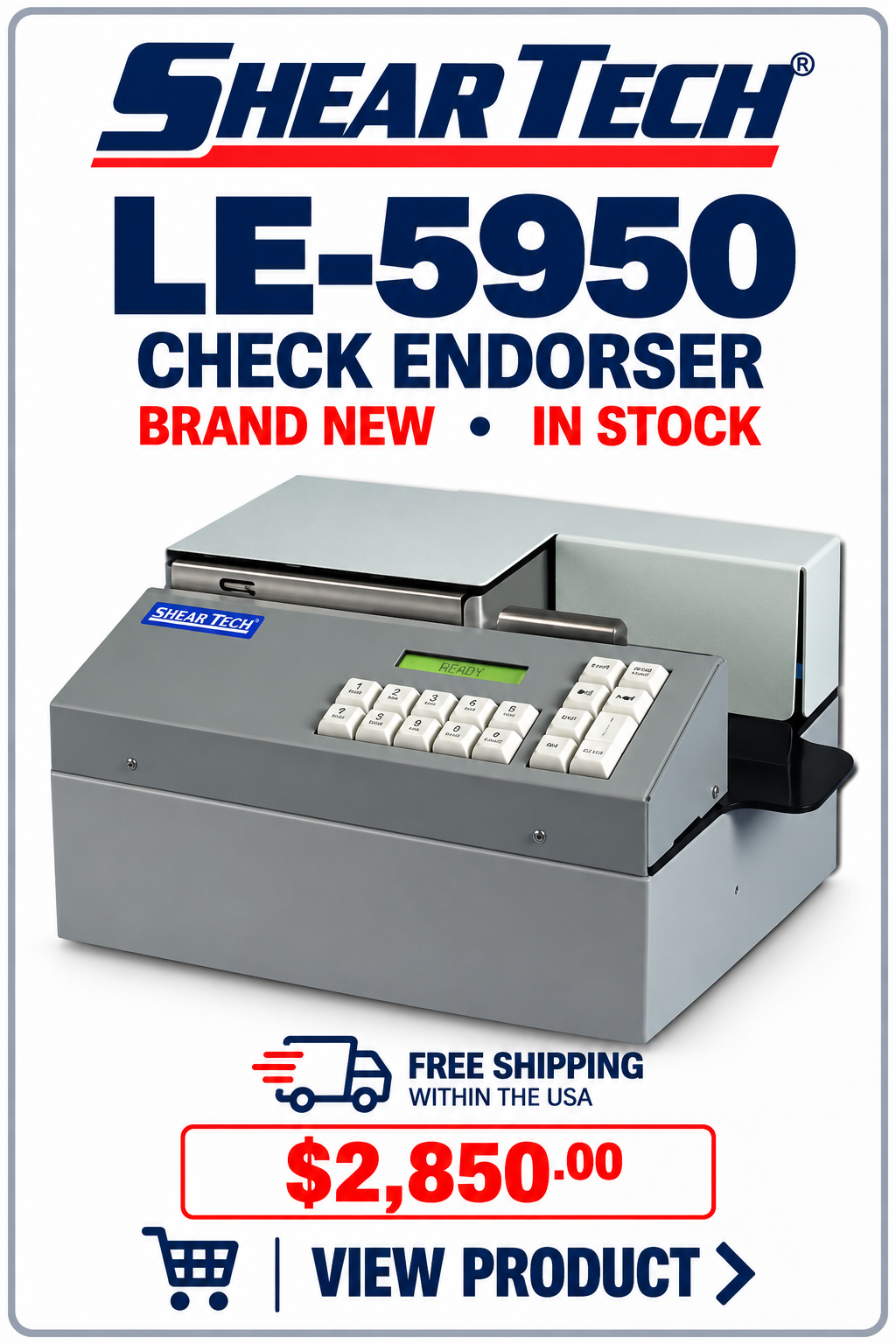 Shear Tech LE-5950 Check Endorser